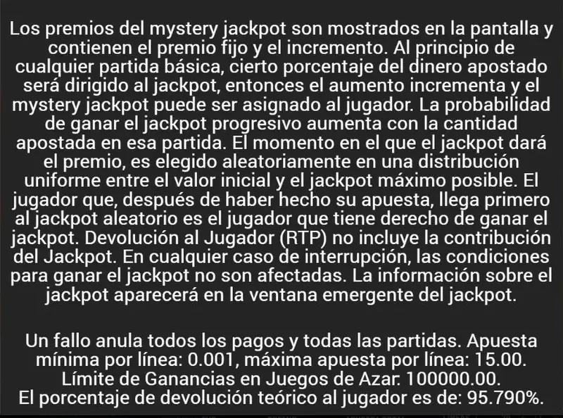 Jackpot rules and RTP in the Fruits and Stars demo