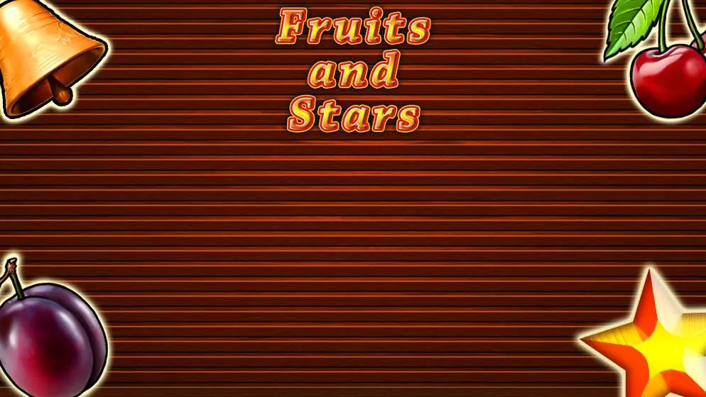Classic Fruits and Stars background
